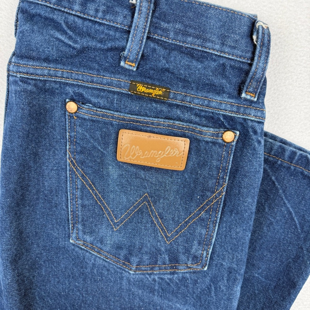 Wrangler 936DEN Slim Fit Jeans Mens 36x30 (fits 34x24) Denim Cowboy Cut Western